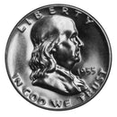 1955 Franklin half dollar Gem 90% Silver Proof