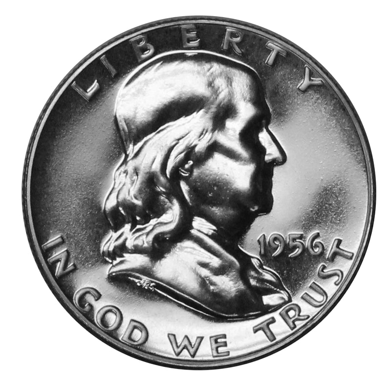 1956 Franklin half dollar Gem 90% Silver Proof