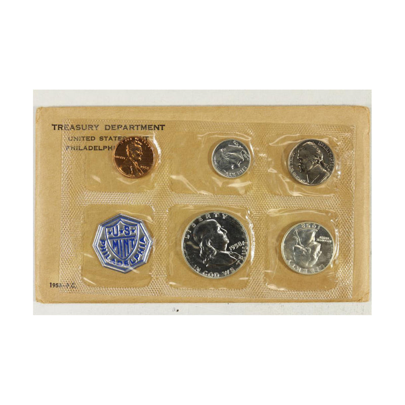 1958 Silver Proof Set (OGP) 5 coins