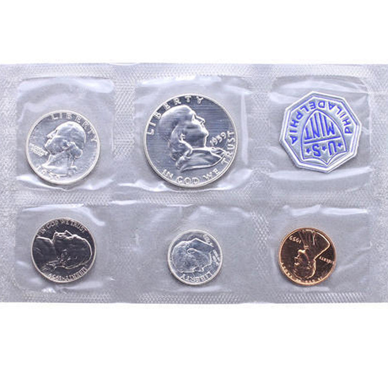 1959 Silver Proof Set (OGP) 5 coins
