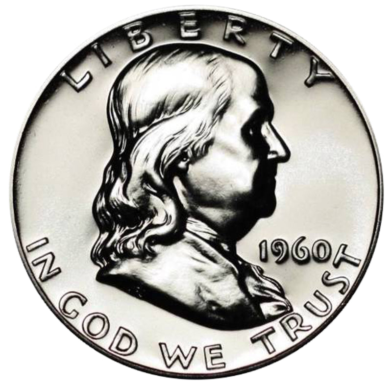 1960 Franklin half dollar Gem 90% Silver Proof