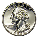 1960 Washington Quarter Proof 90% Silver Gem Brilliant US Coin