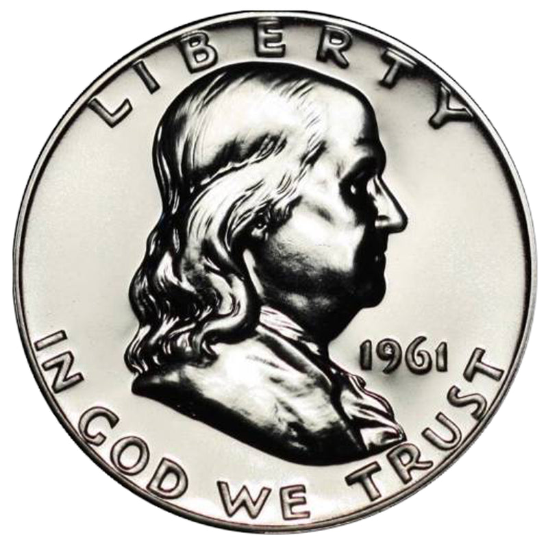 1961 Franklin half dollar Gem 90% Silver Proof