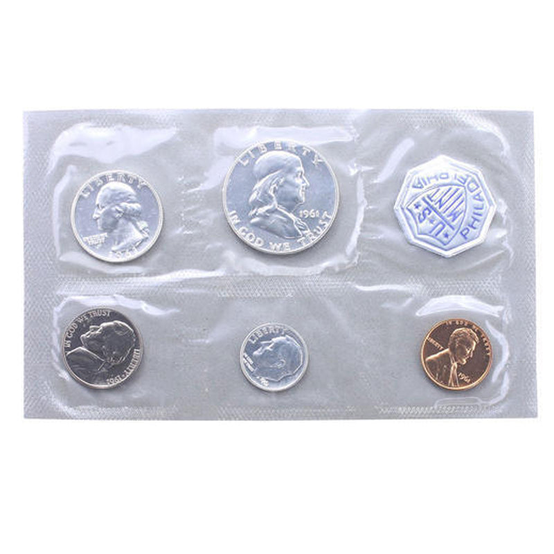 1961 Silver Proof Set (OGP) 5 coins