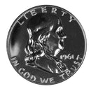 1961 Franklin half dollar Gem 90% Silver Proof