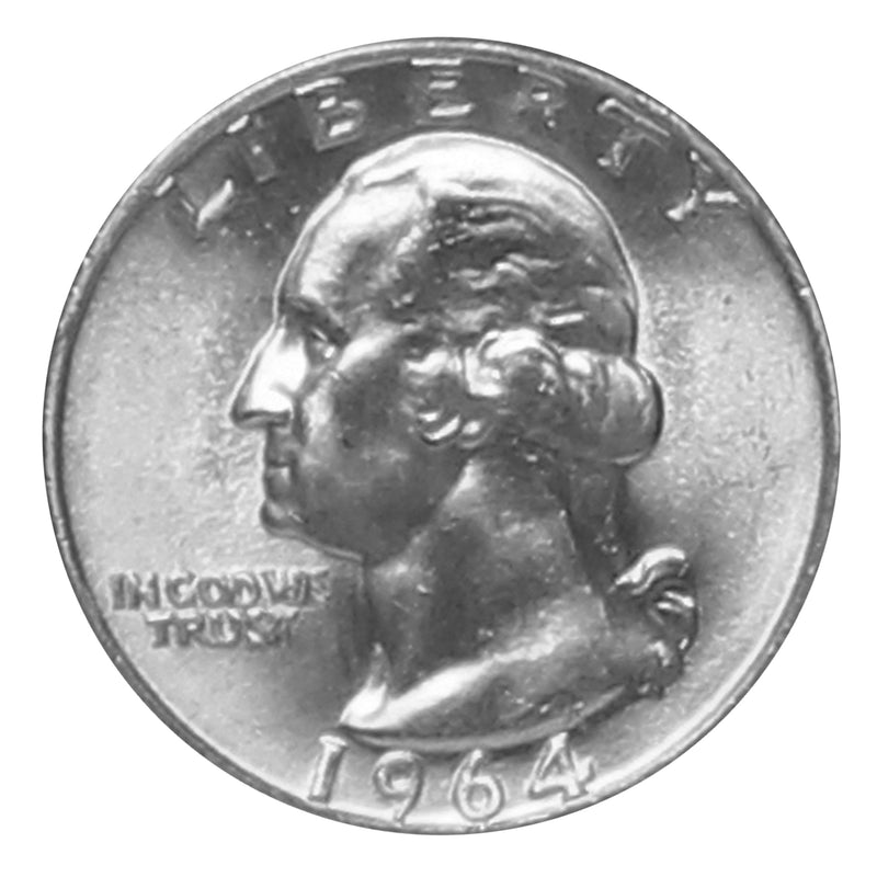 1964 D Washington Quarter Choice/Gem BU Roll (40 Coins)