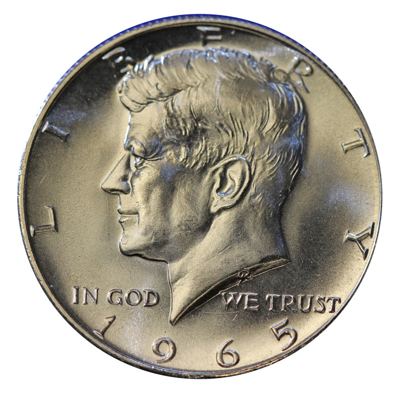 1965 Kennedy Half Dollar 40% Silver SMS