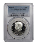 1968 -S Kennedy Proof Half Dollar DCAM PCGS PR67