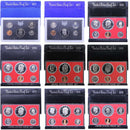 1971-1979 S Proof Set Run CN-Clad 9 Sets 52 Coins