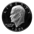 1971 -S Eisenhower Dollar Proof 40% Silver