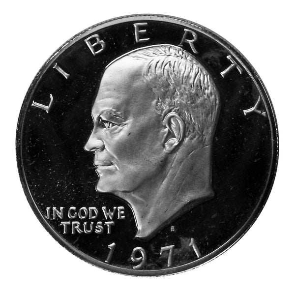 1971 -S Eisenhower Dollar Proof 40% Silver