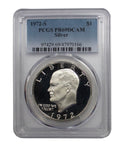 1972 -S Silver Eisenhower (IKE) Dollar Proof DCAM PCGS PR69