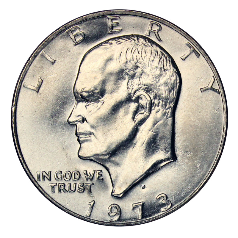 1973 D Eisenhower Dollar BU Roll CN-Clad (20 Coins)