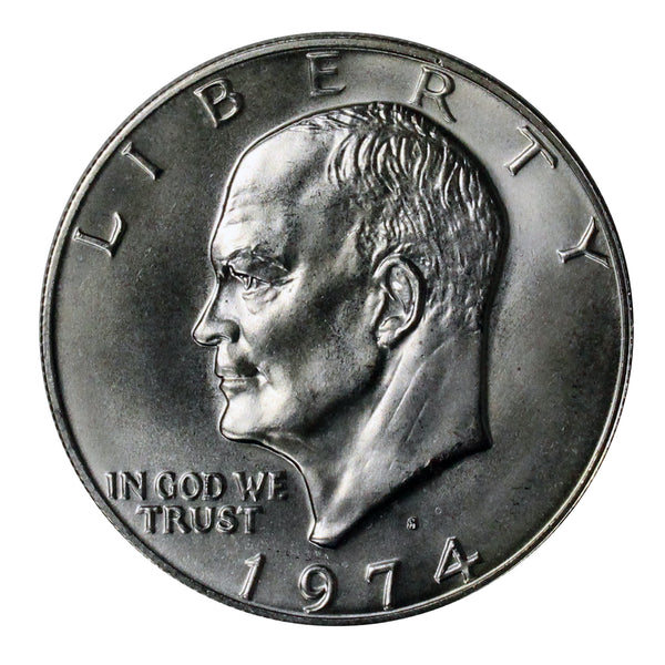 1974 S Eisenhower Dollar 40% Silver Gem BU