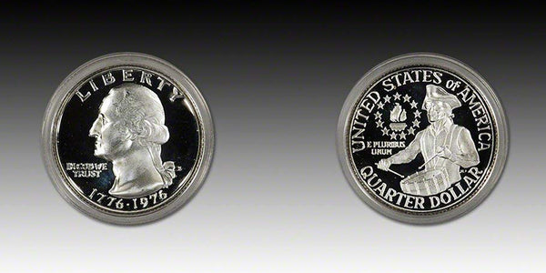 1976 Proof Set 40% Silver Bicentennial Designs (OGP) 3 coins