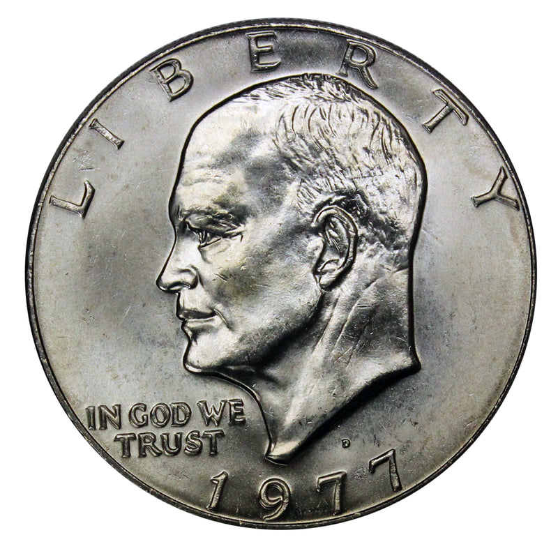 1977 D Eisenhower Dollar BU Roll CN-Clad (20 Coins)