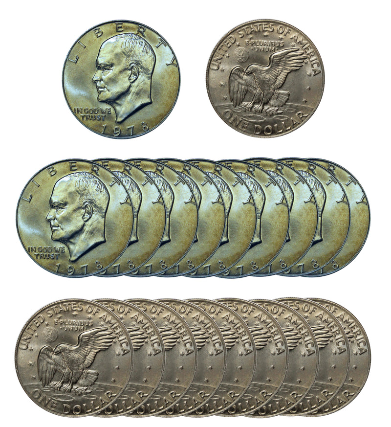 1978 P Eisenhower Dollar BU Roll CN-Clad (20 Coins)