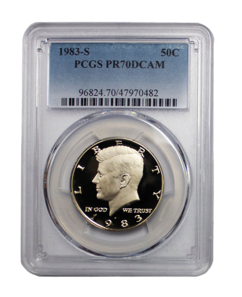 1983 -S Kennedy Proof Half Dollar DCAM PCGS PR70