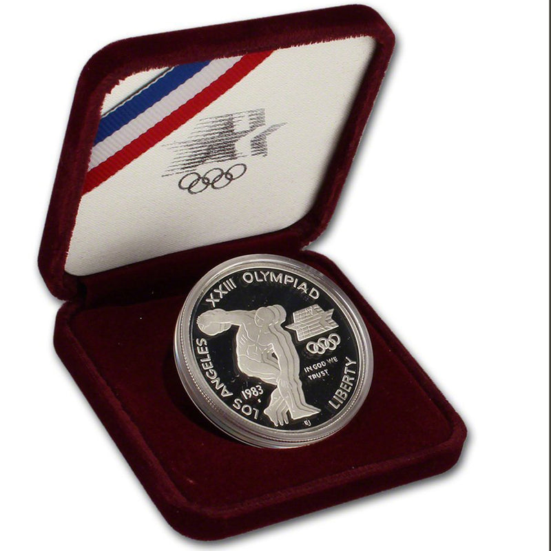 1983-S Olympic Proof Commemorative Dollar 90% Silver OGP