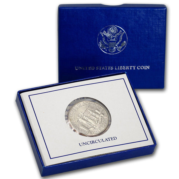 1986-D Statue of Liberty Uncirculated Commemorative Half Dollar Clad OGP