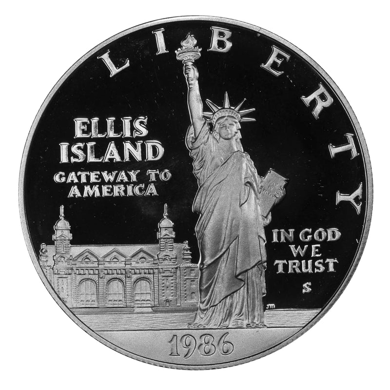 1986 Statue of Liberty Proof Commemorative Silver Dollar Roll 20 US Coins