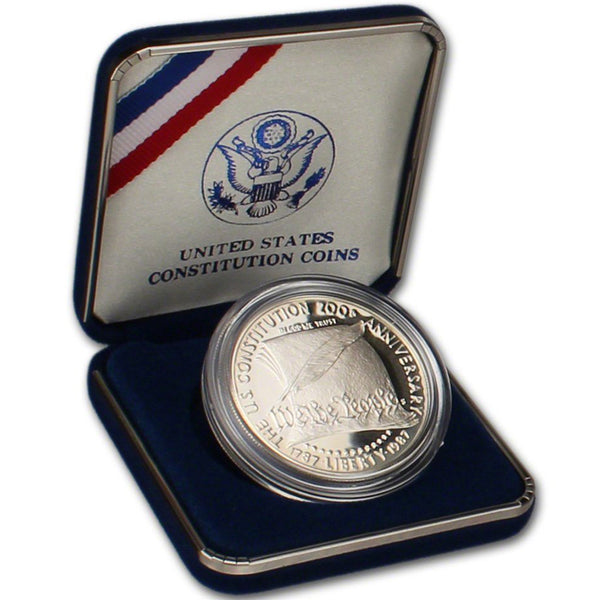 1987-S Constitution Proof Commemorative Dollar 90% Silver OGP