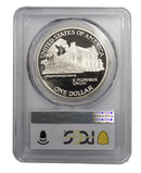 1990 -P Eisenhower Proof Commemorative Silver Dollar PCGS DCAM PR69