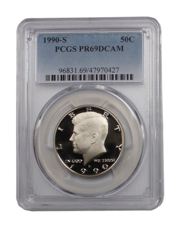 1990 -S Kennedy Proof Half Dollar DCAM PCGS PR69