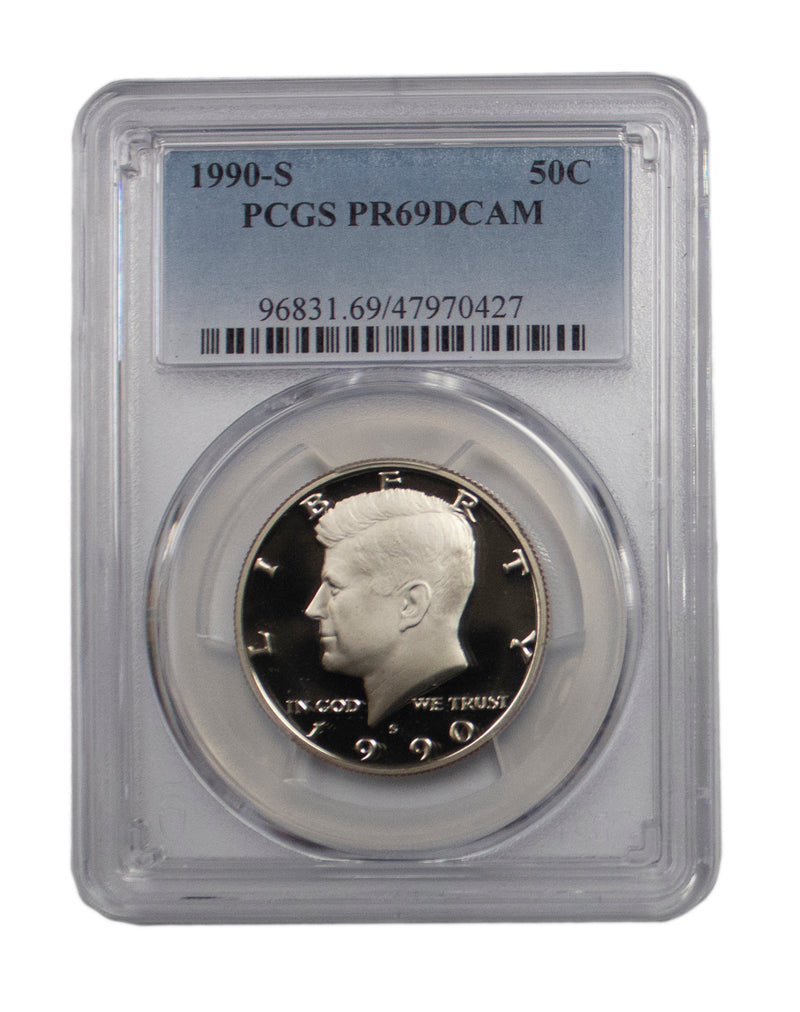 1990 -S Kennedy Proof Half Dollar DCAM PCGS PR69