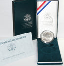 1990-W Eisenhower Uncirculated Commemorative Dollar 90% Silver OGP