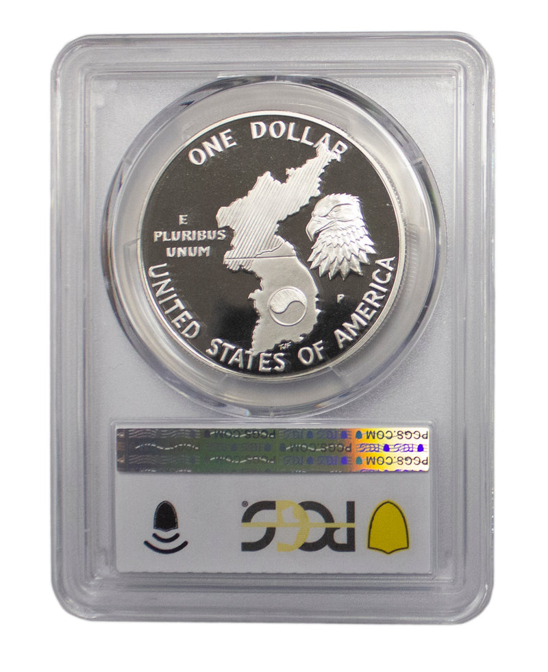 1991 -P Korea Proof Commemorative Silver Dollar PCGS DCAM PR69