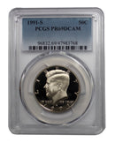1991 -S CN-Clad Kennedy 50c Half Dollar Proof DCAM PCGS PR69