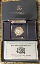 1991-S Mt Rushmore Proof Commemorative Dollar 90% Silver OGP