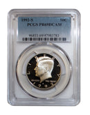 1992 -S CN-Clad Kennedy 50c Half Dollar Proof DCAM PCGS PR69