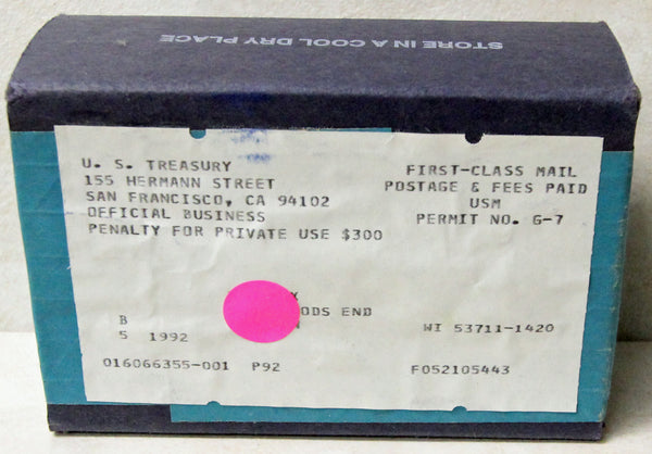 Proof Set Clad 1992 Unopened Sealed box of 5