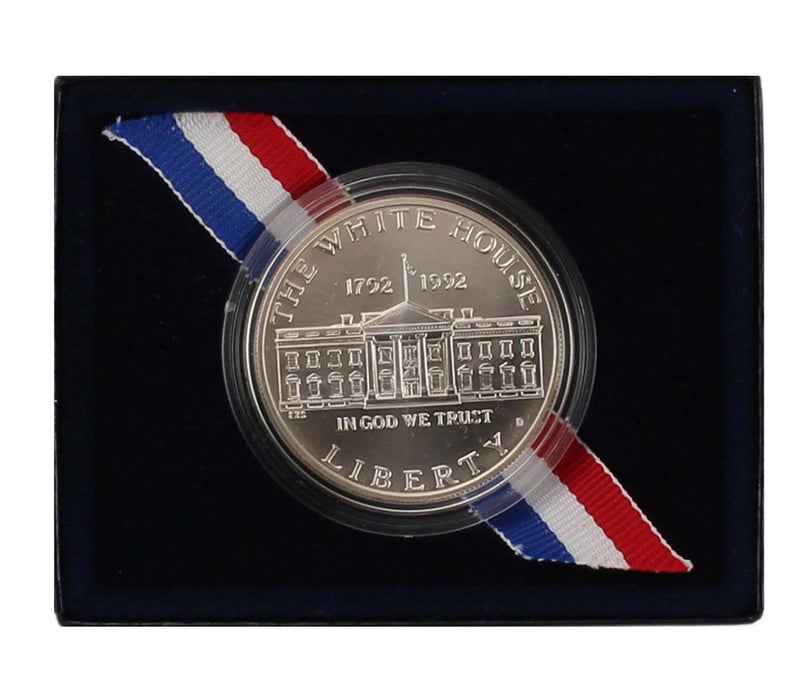1992-D White House Uncirculated Commemorative Dollar 90% Silver OGP
