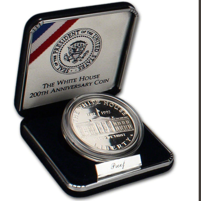 1992-W White House Proof Commemorative Dollar 90% Silver OGP