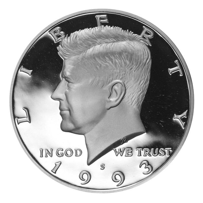 1993 S Kennedy Half Dollar 90% Silver Proof