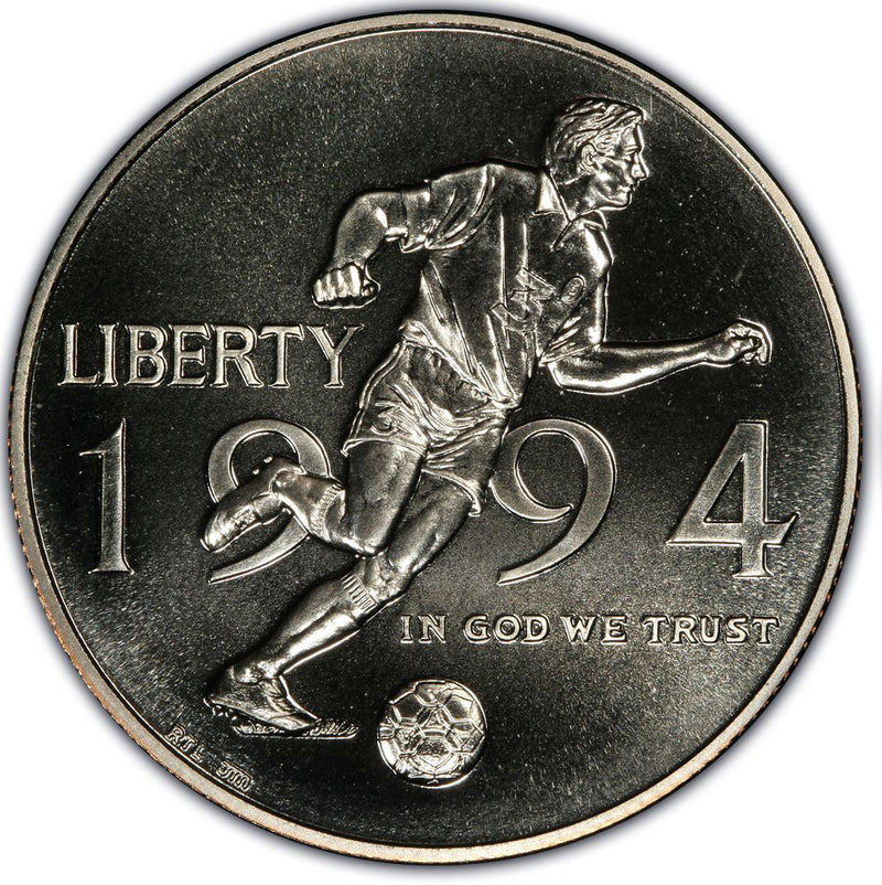 1994-D World Cup Uncirculated Commemorative Half Dollar Clad OGP