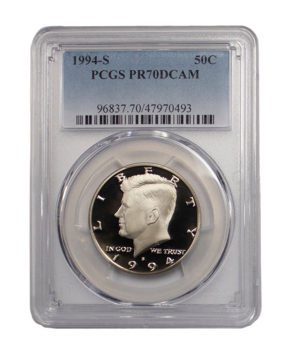 1994 -S Kennedy Proof Half Dollar DCAM PCGS PR70