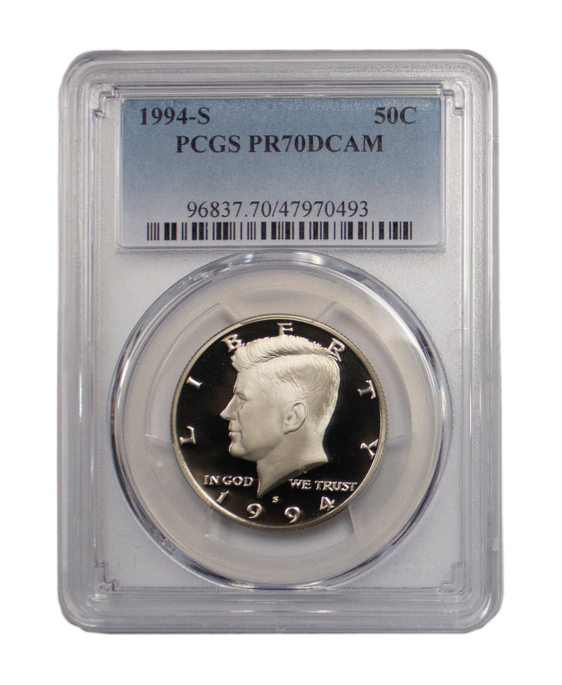 1994 -S Kennedy Proof Half Dollar DCAM PCGS PR70