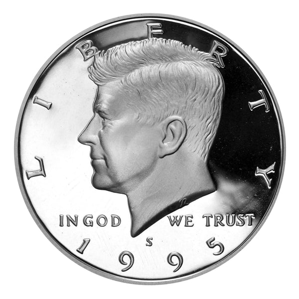 1995 S Kennedy Half Dollar 90% Silver Proof