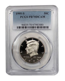1995 -S CN-Clad Kennedy 50c Half Dollar Proof DCAM PCGS PR70