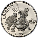 1995-S Olympic Baseball Proof Commemorative Half Dollar Clad OGP