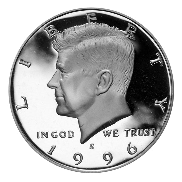 1996 S Kennedy Half Dollar 90% Silver Proof