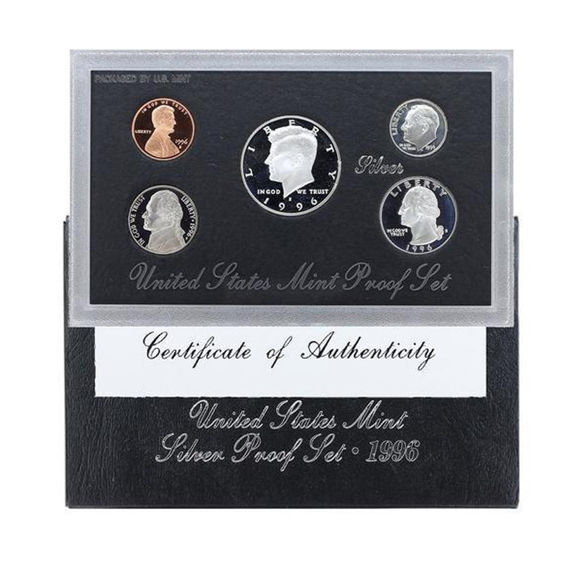 1996 Silver Proof Set (OGP) 5 coins