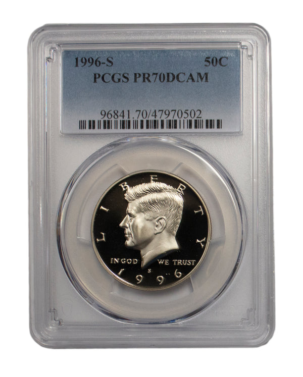 1996 -S Kennedy Proof Half Dollar DCAM PCGS PR70