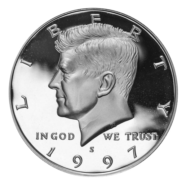1997 S Kennedy Half Dollar 90% Silver Proof