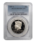 1997 -S CN-Clad Kennedy 50c Half Dollar Proof DCAM PCGS PR70