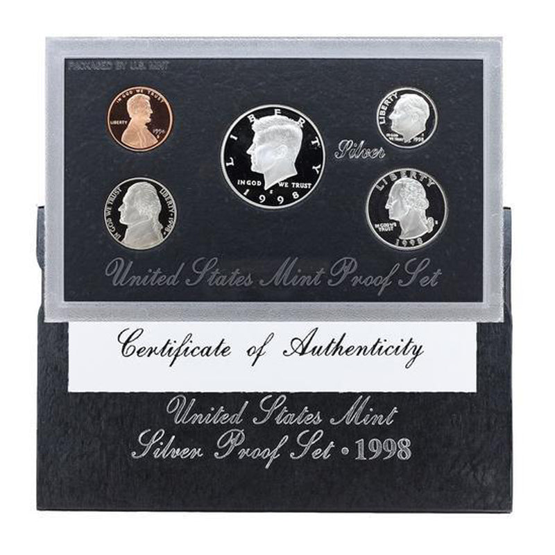 1998 Silver Proof Set (OGP) 5 coins